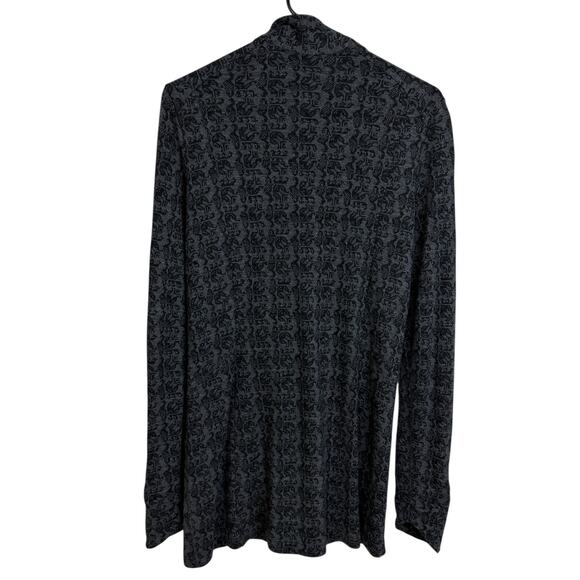 Ibex Juliet Zip Tunic Cardigan Sweater Large Gray Outdoors Merino Wool Zque Knit - Picture 2 of 12